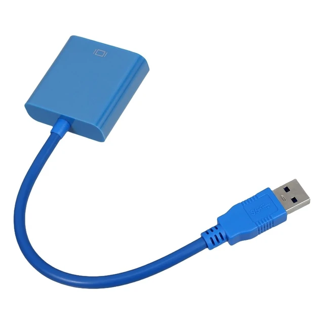 Alt view image 2 of 4 - USB 3 0 to V/GA Adapter Cable for M>oni>tor Converter Extension Graphics Card Interface Computer Peripherals Cables Adapters