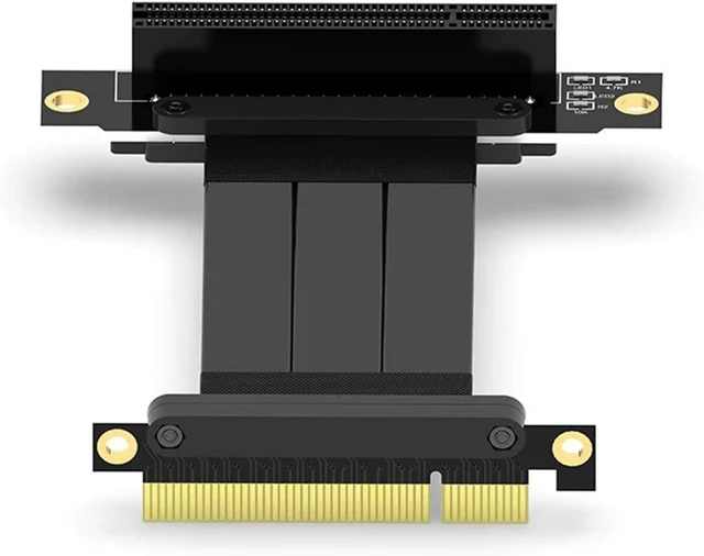 Alt view image 5 of 6 - PCI Express PCI-E 8X Adapter Riser Card 90 Degree Converter