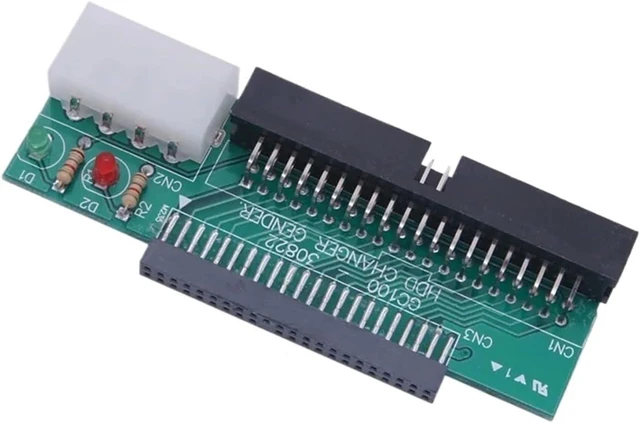Alt view image 3 of 3 - 2.5inch to 3.5inch HDD Converter Card 2.5" IDE 44 PIN Female to 3.5" IDE 40 Pin Male SSD Hard Disk Drive Adapter