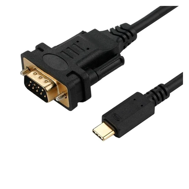 Alt view image 2 of 5 - F&T>D*I FT232RL TY>pe C USB-C to DB9 Male RS232 Serial Adapter Converter Cord Support 7/8/10 Linux an/DRO/id