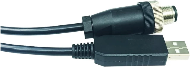 Alt view image 4 of 4 - F/;TD/;1 FT232RL CHIP USB to M12 8PIN RS232 Converter Serial Communication Cable Fit Compatible METTLER ICS Series BALANCES to PC Host(1.8m)