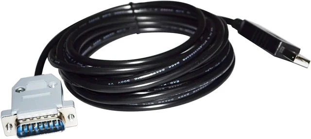 Alt view image 2 of 4 - F/;TD/;1 FT232RL CHIP USB to D-SUB 15-PIN DB15 Male RS485 Serial Programming Communication Cable Fit Compatible g/*e FANUC CPU Port 2 to PC(5M)
