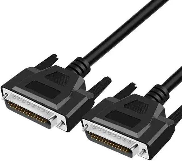 Main image of Pure Copper DB44 Data Cord Male to Male to Female 3 Row of 44Pin Cable Industrial Grade CNC Programmer Signal Wire(M to M,0.5M)