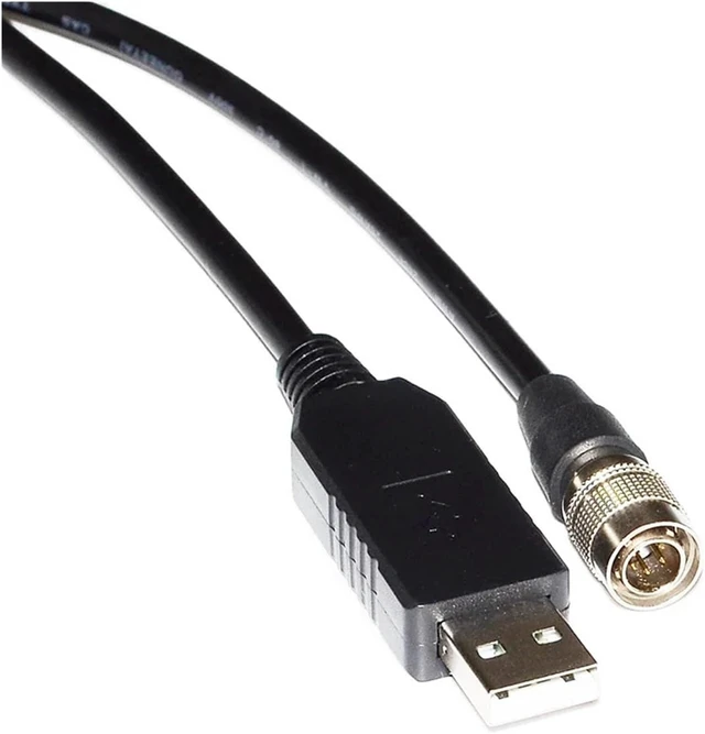 Alt view image 4 of 5 - FENG GUO FT232RL CHIP USB to 6PIN Male Connector RS232 Converter Serial Communication Cable for to/&PCON Total Station GTS Series(5M)