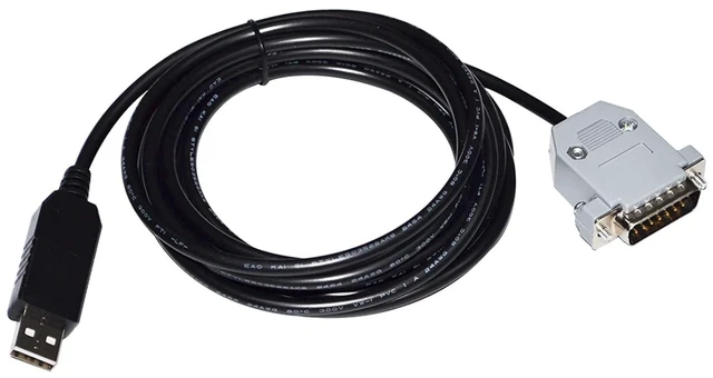 Main image of FT232RL USB to D-SUB 15 PIN DB15 Male Adapter RS232 Serial Communication Cable Fit for MKS PDR2000(3M)