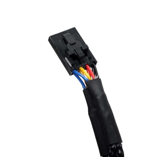 Alt view image 6 of 6 - 1pcs Computer PC PWM Fan Splitter Cable 4pin Compatible with RGB Fan Hub