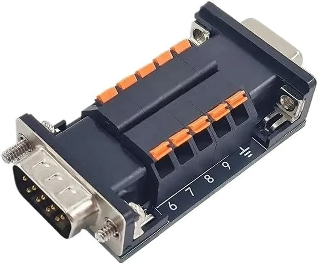 Alt view image 4 of 6 - DB9 DB15 DB25 DB26 DB37 Male to Female Adapter Screw/Spring Type No Welding Double Head Signal Board(DB 25)