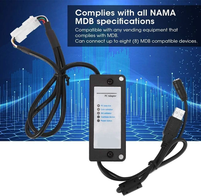 Alt view image 2 of 7 - Fabater MDB to PC Converter, USB to RS232 Adapter MDB Protocol Converter,