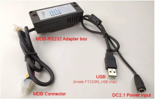 Alt view image 6 of 7 - Fabater MDB to PC Converter, USB to RS232 Adapter MDB Protocol Converter,