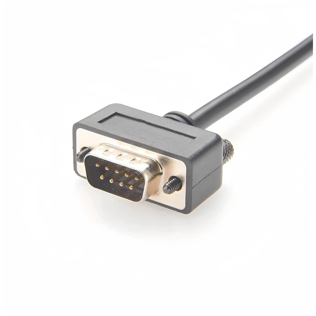 Alt view image 5 of 6 - Low Profile DB9 RS232 Serial Adapter Cord Slim Compact D Sub 9Pin to Open End Converter for POS Modem Routers Switches(PCM-0259-1(Male))