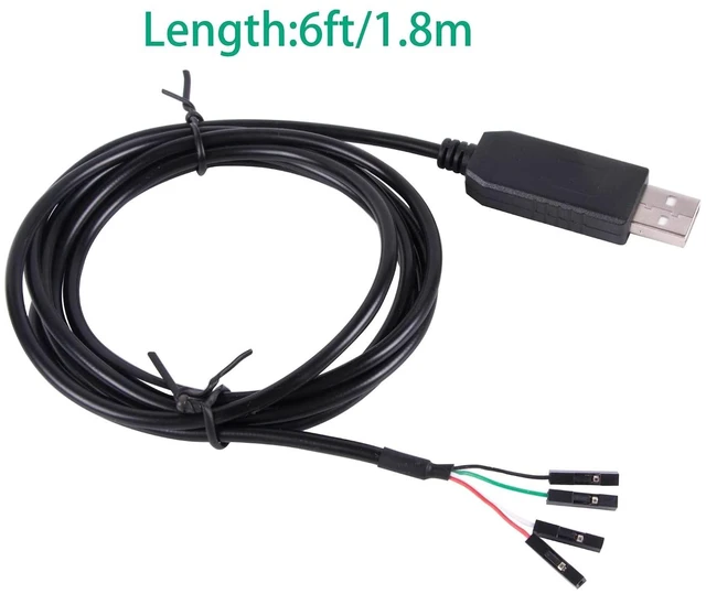 Alt view image 2 of 6 - AANAN USB to RS485 Serial Adapter, 4Pin 2.54mm Terminal Block Connector Converter Cable(Black USB Case)