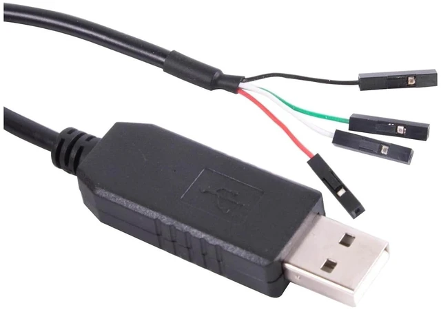 Main image of AANAN USB to RS485 Serial Adapter, 4Pin 2.54mm Terminal Block Connector Converter Cable(Black USB Case)