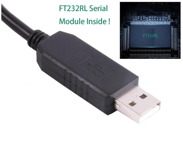 Alt view image 4 of 6 - AANAN USB to RS485 Serial Adapter, 4Pin 2.54mm Terminal Block Connector Converter Cable(Black USB Case)