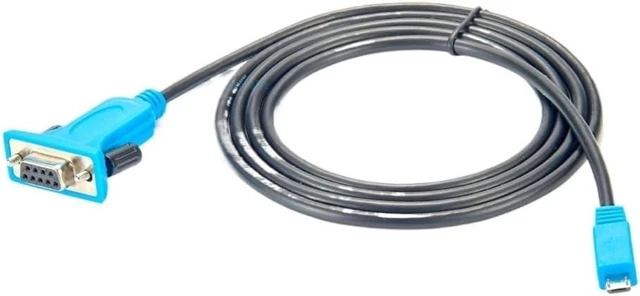 Alt view image 4 of 5 - Mi*/cro USB to RS232 Serial Adapter Cable with F&T>D*I Chipset Mi*/cro USB to DB9 9Pin Female Converter Cable