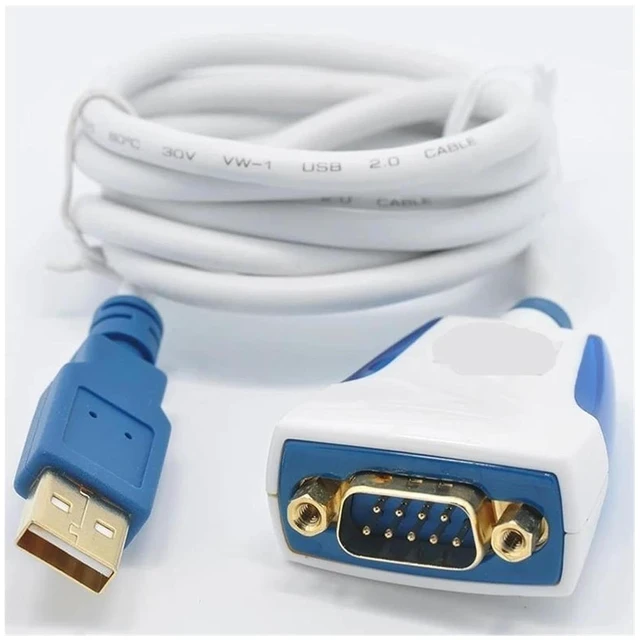 Main image of F&T>D*I USB to RS232 Cord Converter 2.0 to Com Port to Serial DB9 Adapter for(0.2M)