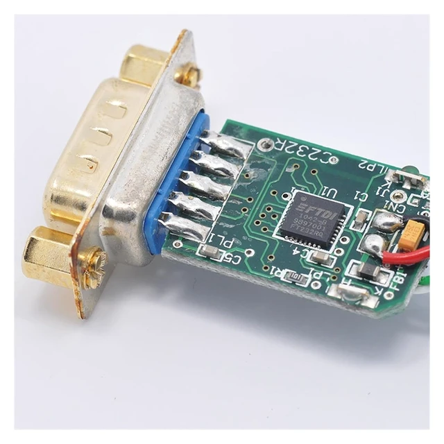 Alt view image 2 of 6 - F&T>D*I USB to RS232 Cord Converter 2.0 to Com Port to Serial DB9 Adapter for(0.2M)