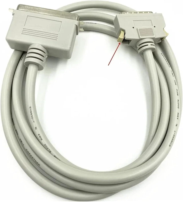 Alt view image 3 of 6 - SCSI Cable HPDB50 to CN50 25 Pair Male to Male Scanner 1m 2m Beige(2m)