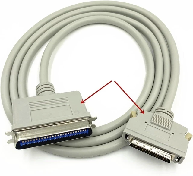 Alt view image 4 of 6 - SCSI Cable HPDB50 to CN50 25 Pair Male to Male Scanner 1m 2m Beige(2m)