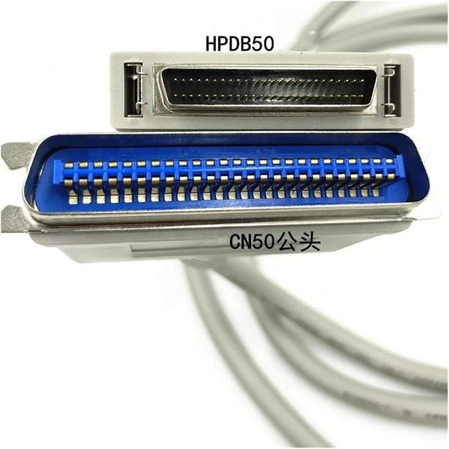 Alt view image 5 of 6 - SCSI Cable HPDB50 to CN50 25 Pair Male to Male Scanner 1m 2m Beige(2m)