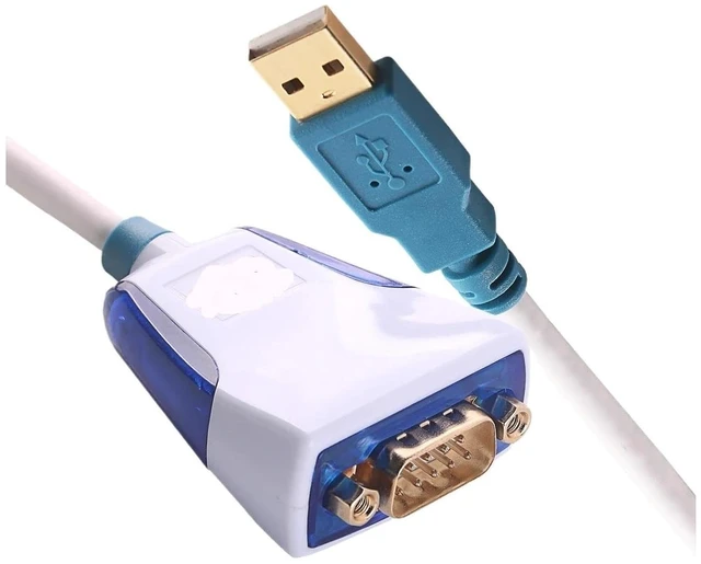 Main image of Industrial Grade F&T>D*I FT232RQ USB to DB9 Male RS232 Serial Converter Adapter Programming Cord(100CM)