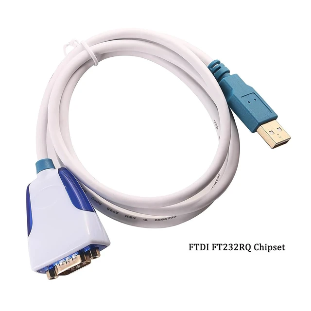 Alt view image 4 of 4 - Industrial Grade F&T>D*I FT232RQ USB to DB9 Male RS232 Serial Converter Adapter Programming Cord(100CM)