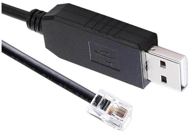 Main image of USB RS232 Serial to RJ10 4P4C Converter Adapter Cable Suitable for ETX-125 ETX-90 ETX-70 LXD-75 LX90(2.9M)