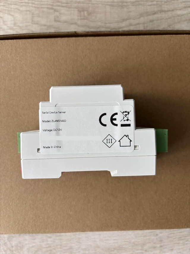 Alt view image 2 of 7 - 5143D DIN-Rail RS485 Serial Port to Ethernet Converter Server