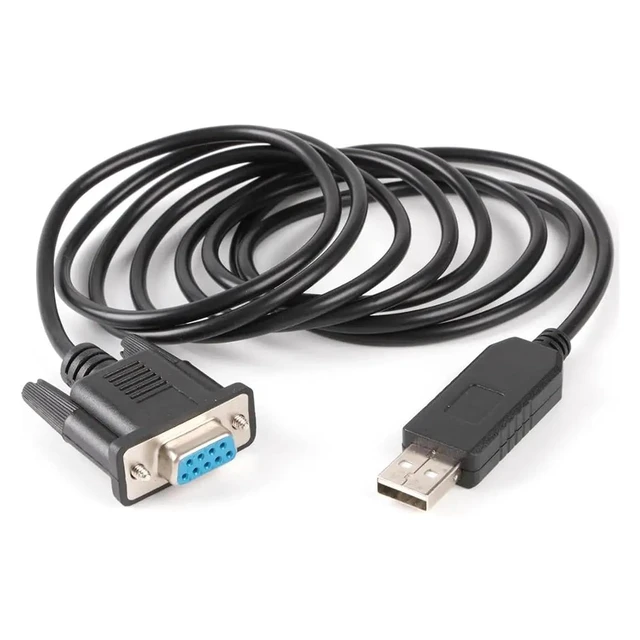 Alt view image 4 of 5 - AANAN USB to DB9 Female RS232 Serial Adapter Converter Cable, Compatible with Windows 7/8/10