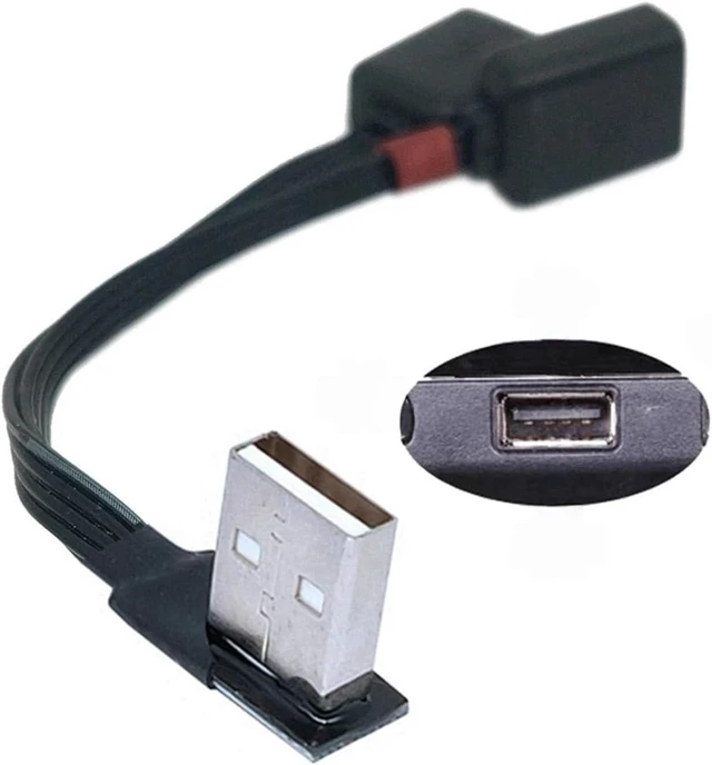 Main image of USB 2.0 1 Plug Pair Dual Female Data hub Power Adapter Y Splitter charg*/ing Cable Extension Left and Right Online and(20CM,RI)