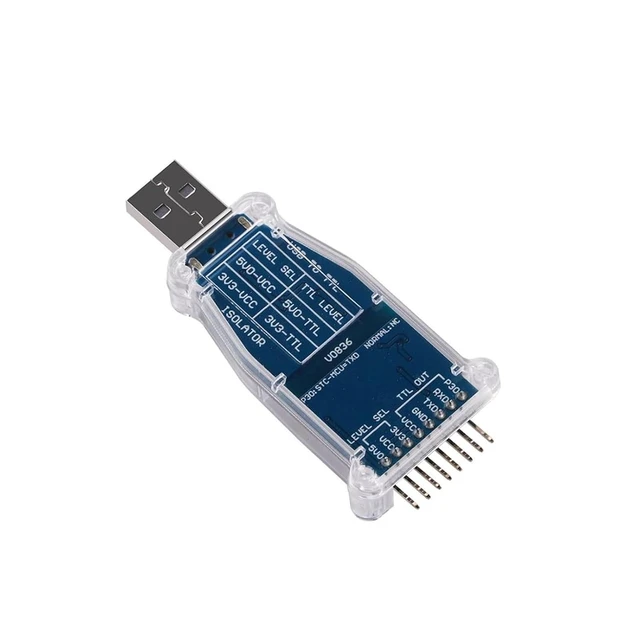 Alt view image 3 of 5 - Chip USB to 3.3v 5v TTL UART Isolated Serial Converter Adapter Support Win7/8/10