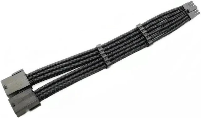 Alt view image 4 of 5 - 20cm 12Pin to Dual 8Pin GPU Power Adapter Cable