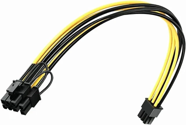 Main image of 16AWG GPU Power Adapter Cable PCIE 6Pin Male
