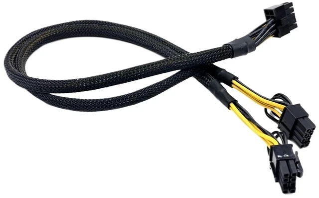 Main image of 50cm 10Pin to Dual 8(6+2) Pin Power Supply Cable