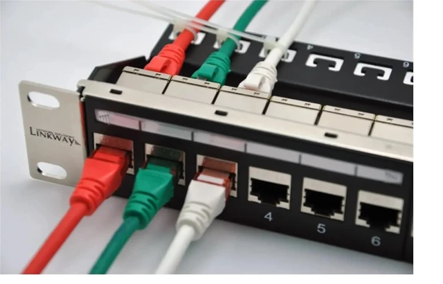 Alt view image 4 of 6 - Cat6A Jack Coupler Sheilded RJ45 Connector Inline Ethernet LAN Cable Extender Adapter for Blank Patch Panel
