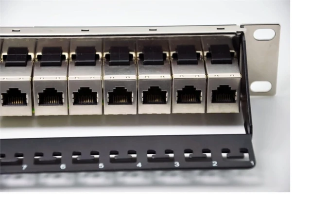 Alt view image 6 of 6 - Cat6A Jack Coupler Sheilded RJ45 Connector Inline Ethernet LAN Cable Extender Adapter for Blank Patch Panel