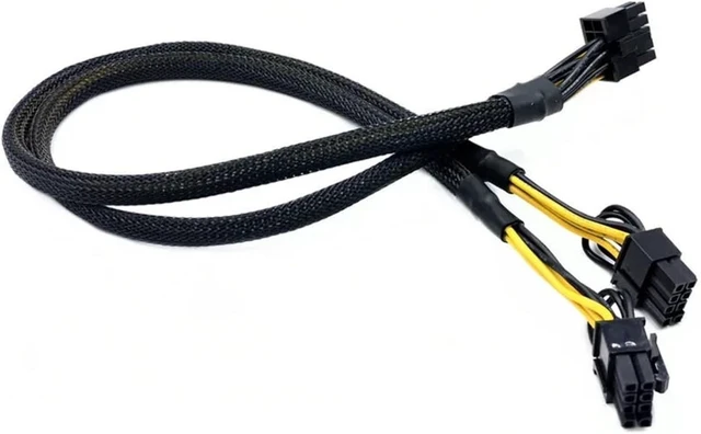 Main image of 50cm 10Pin to Dual 8(6+2) Pin Power Supply Cable