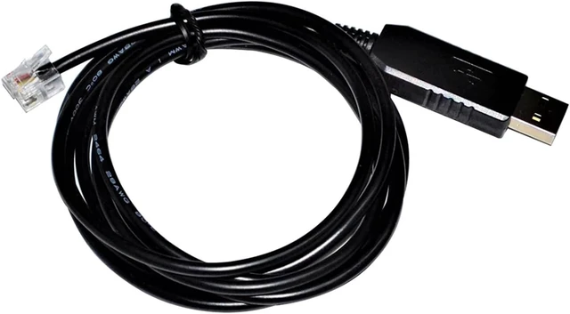Alt view image 3 of 6 - USB to RJ11 6P4C ADAPTER RS232 SERIAL CABLE for STEPPER MOTOR DRIVER to PC COMPATIBLE(1.8M,DB9 FEMALE to RJ11)