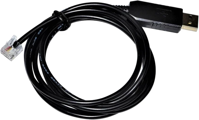 Alt view image 4 of 6 - USB to RJ11 6P4C ADAPTER RS232 SERIAL CABLE for STEPPER MOTOR DRIVER to PC COMPATIBLE(1.8M,DB9 FEMALE to RJ11)