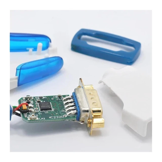 Alt view image 2 of 5 - USB to RS232 Cord Converter F&T>D*I 2.0 to Cord to Serial DB9 Adapter for .2M 1M(0.2M)