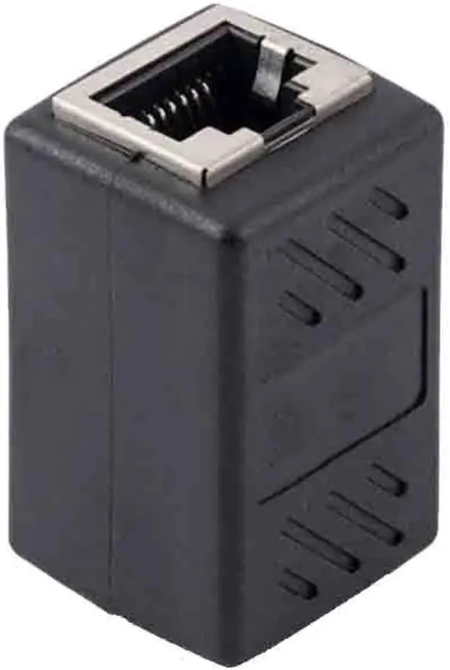 Alt view image 3 of 3 - RJ45 Connector Cat7/6/5e Ethernet Adapter Female to Female 8P8C Patch Network Extender Extension Wire for Ethernet Cable