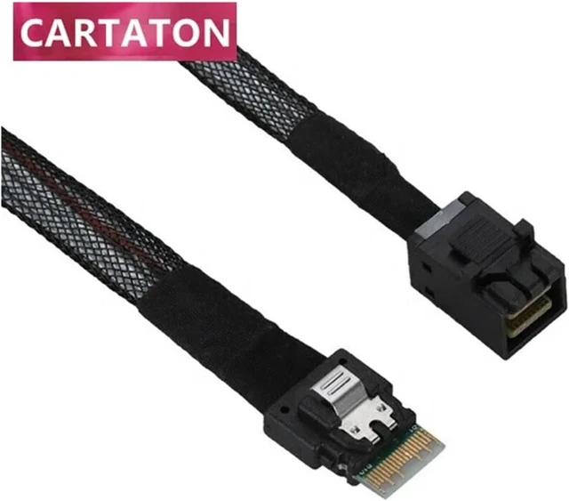 Alt view image 2 of 7 - Data Cable Slim Line 4.0 SFF-8654 4i 38pin