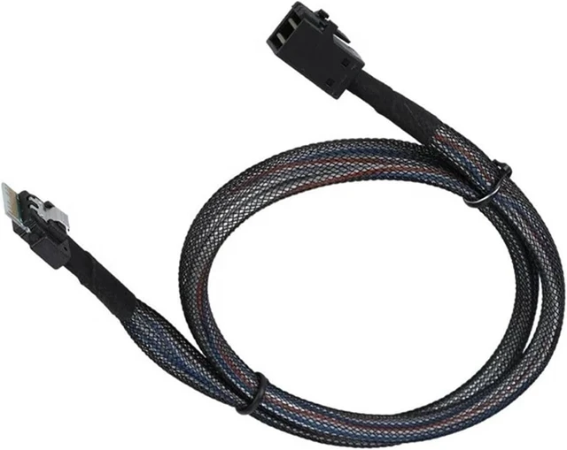 Alt view image 5 of 7 - Data Cable Slim Line 4.0 SFF-8654 4i 38pin