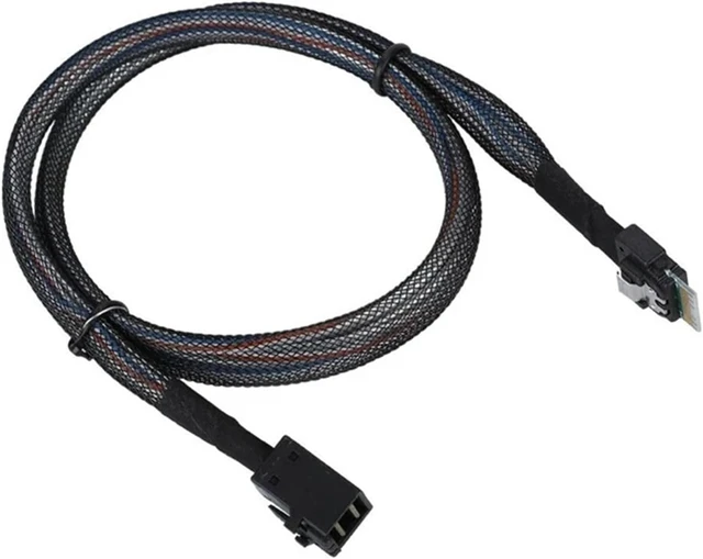 Alt view image 6 of 7 - Data Cable Slim Line 4.0 SFF-8654 4i 38pin