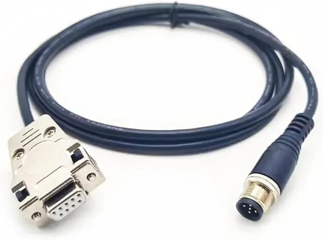 Alt view image 2 of 4 - M12 to DB9 Serial Adapter Cable, 5-Pin Male to Female, RS232