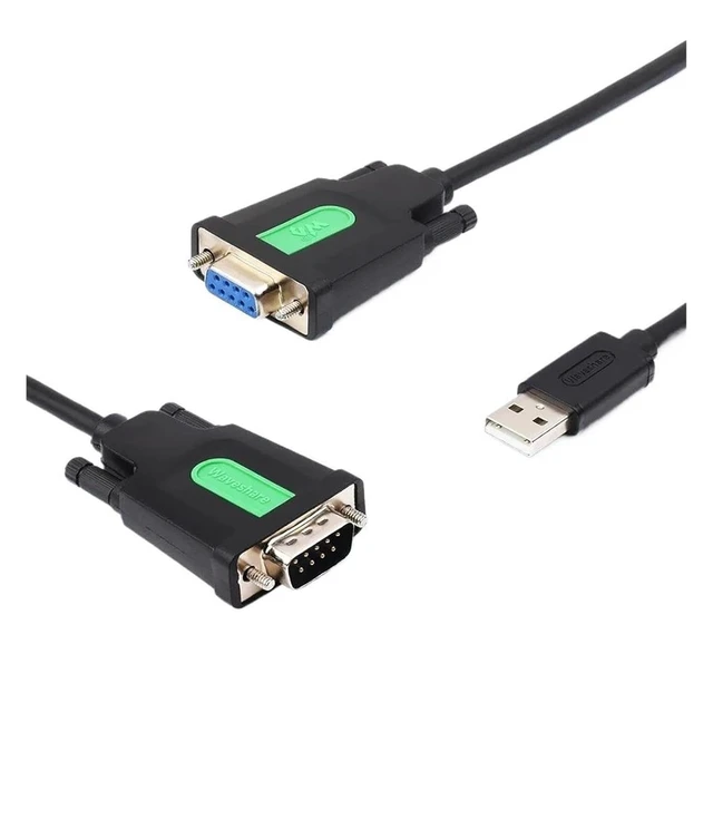 Alt view image 2 of 5 - Industrial USB to RS232 Serial Adapter Cord, TY>pe A to DB9 Male/Female Port, FT232RL Chip, Length 1.5m(RS232-Female-Cable)