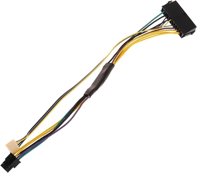 Alt view image 5 of 6 - 24Pin Female to 6Pin Male Power Adapter Supply Cable Connector