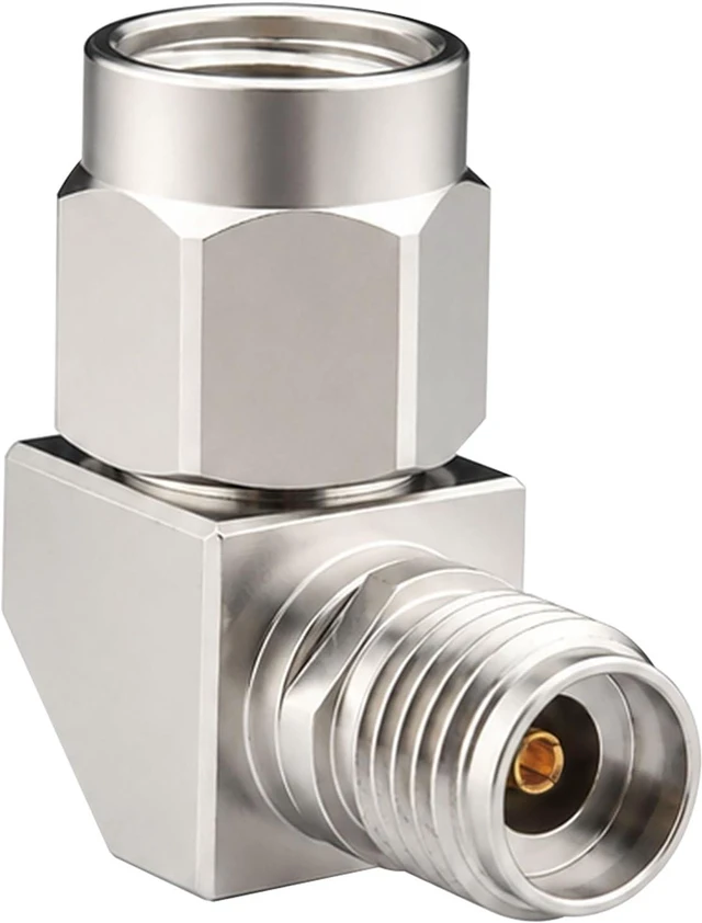 Main image of onelinkmore 2.92mm Male to Female Right Angle Adapter, DC-40GHz, 50 Ohm