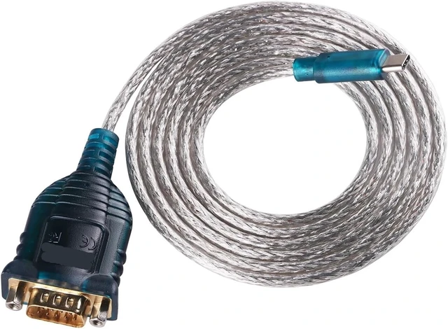 Alt view image 2 of 4 - USB Typec Type-C to RS232 Serial Cable Converter DB9 Male 9 Pin Adapter