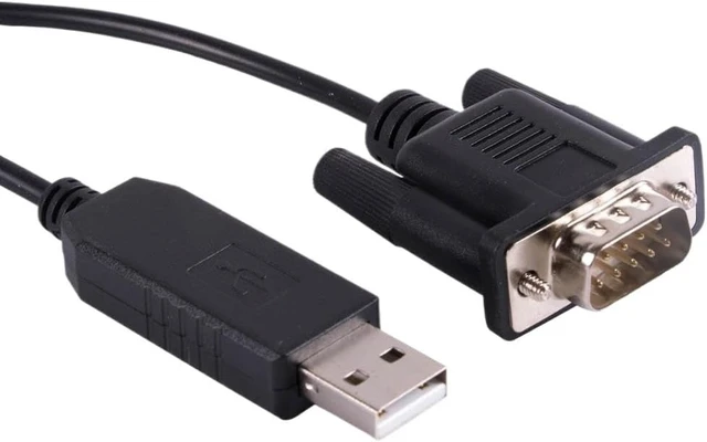 Alt view image 2 of 6 - USB to RS232 DB9 Programming Cable for A;/PC 940 0024c SUA-1000ICH SUA-1500ICH Communication Serial Converter Adapter kable