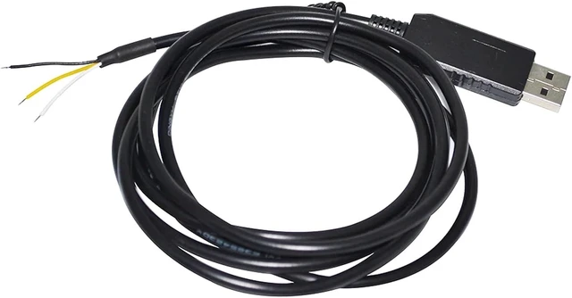 Alt view image 3 of 5 - COKYIS INDUSTRIAL USB to RS232 3PIN 3P WE WIRE END OPEN SERIAL ADAPTER CONVERTER CABLE(3.6m)